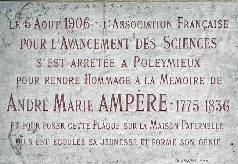 Maison d'Ampère à Poleymieux au Mont d'Or