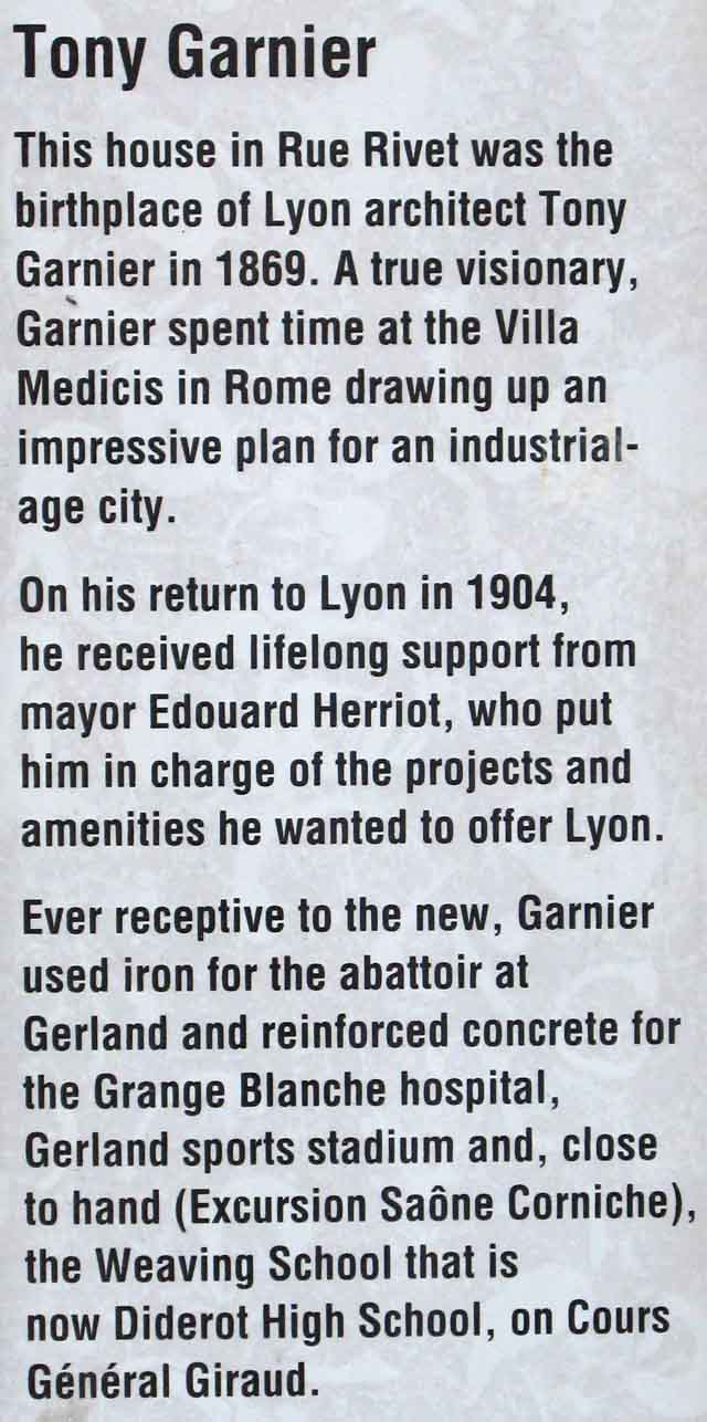 Tony Garnier 1869-1948