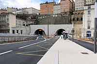 Tunnels de la Croix-Rousse Place Michel Servet (Côté Rhône) Lyon 1er